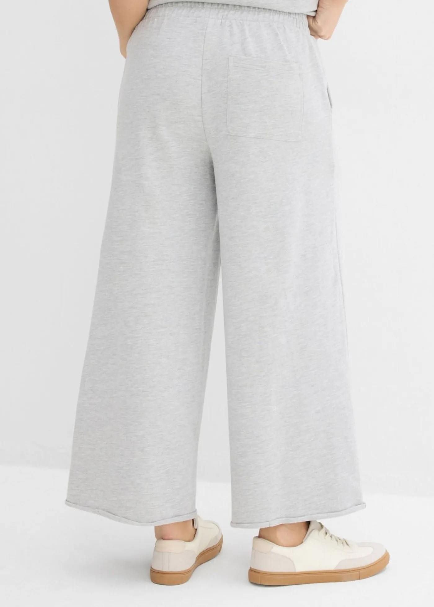 Sale Pantalón de chándal de algodón orgánico con largo capri Mujer Ropa Cómoda|Pantalones