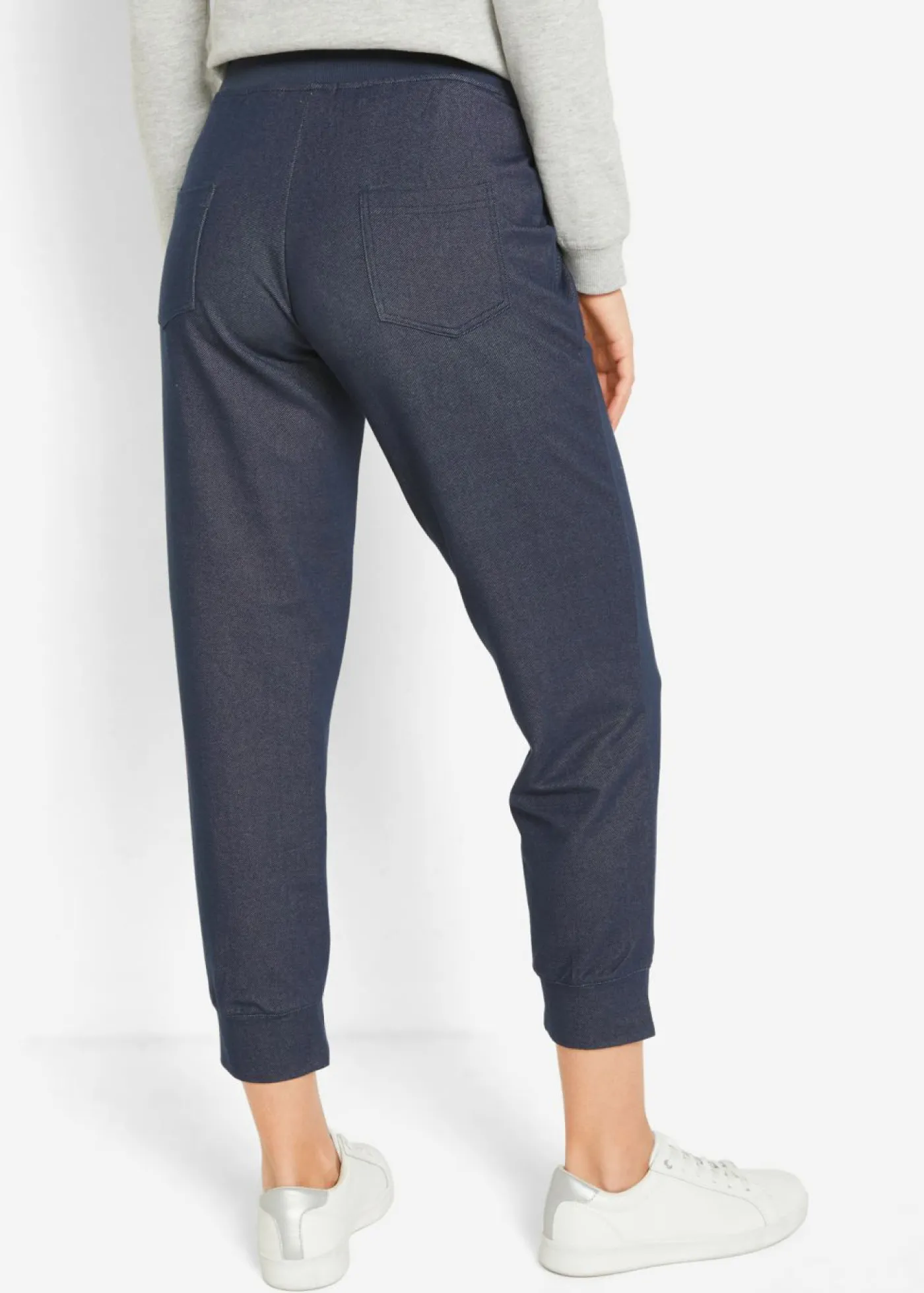 Sale Pantalón de chándal de aspecto vaquero de 7/8 Mujer Ropa Cómoda|Pantalones