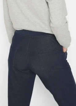 Sale Pantalón de chándal de aspecto vaquero de 7/8 Mujer Ropa Cómoda|Pantalones