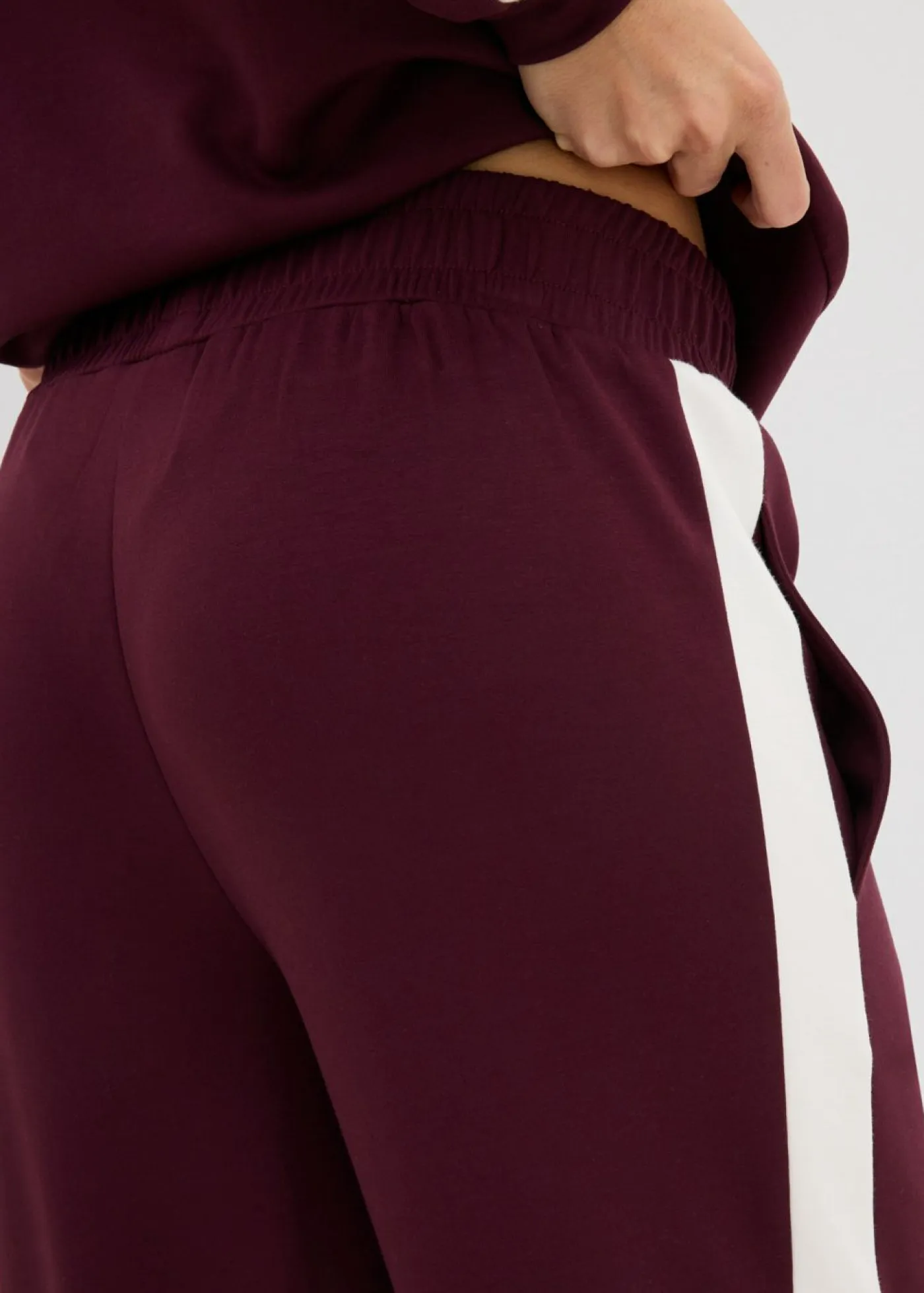 New Pantalón de chándal de calidad interlock Mujer Ropa Cómoda|Pantalones