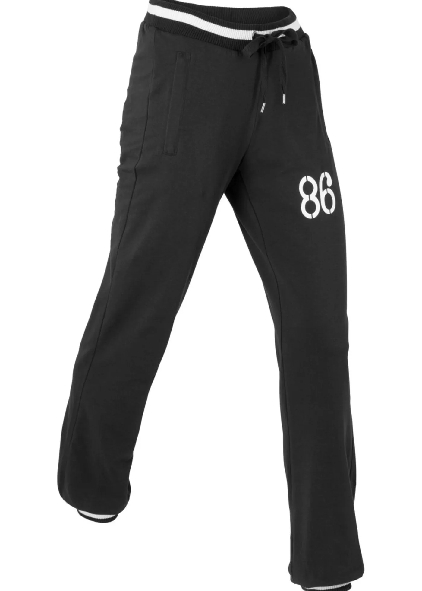 New Pantalón de chándal de mezcla de algodón elástico Mujer Ropa Cómoda|Pantalones