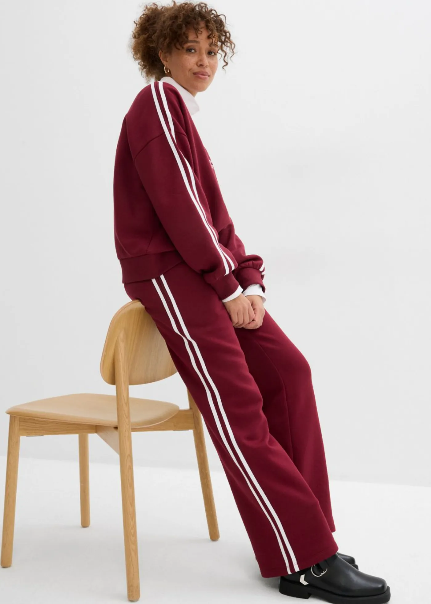New Pantalón de chándal de mezcla de algodón suave Mujer Ropa Cómoda|Pantalones