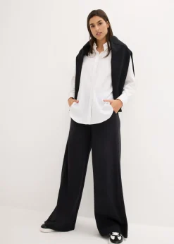 Pantalón de chándal de mezcla de algodón Mujer Ropa Cómoda|Pantalones
