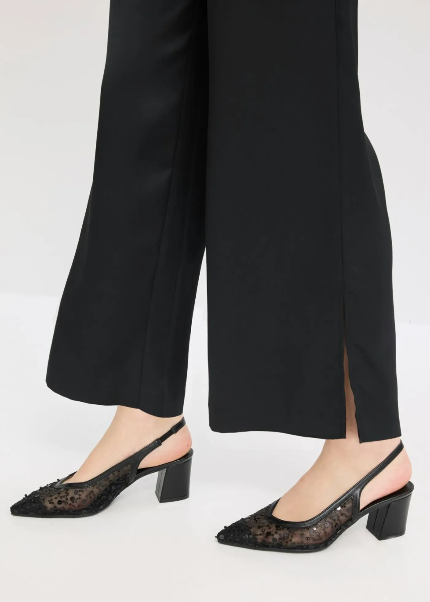 Sale Pantalón de estilo palazzo Mujer Pantalones