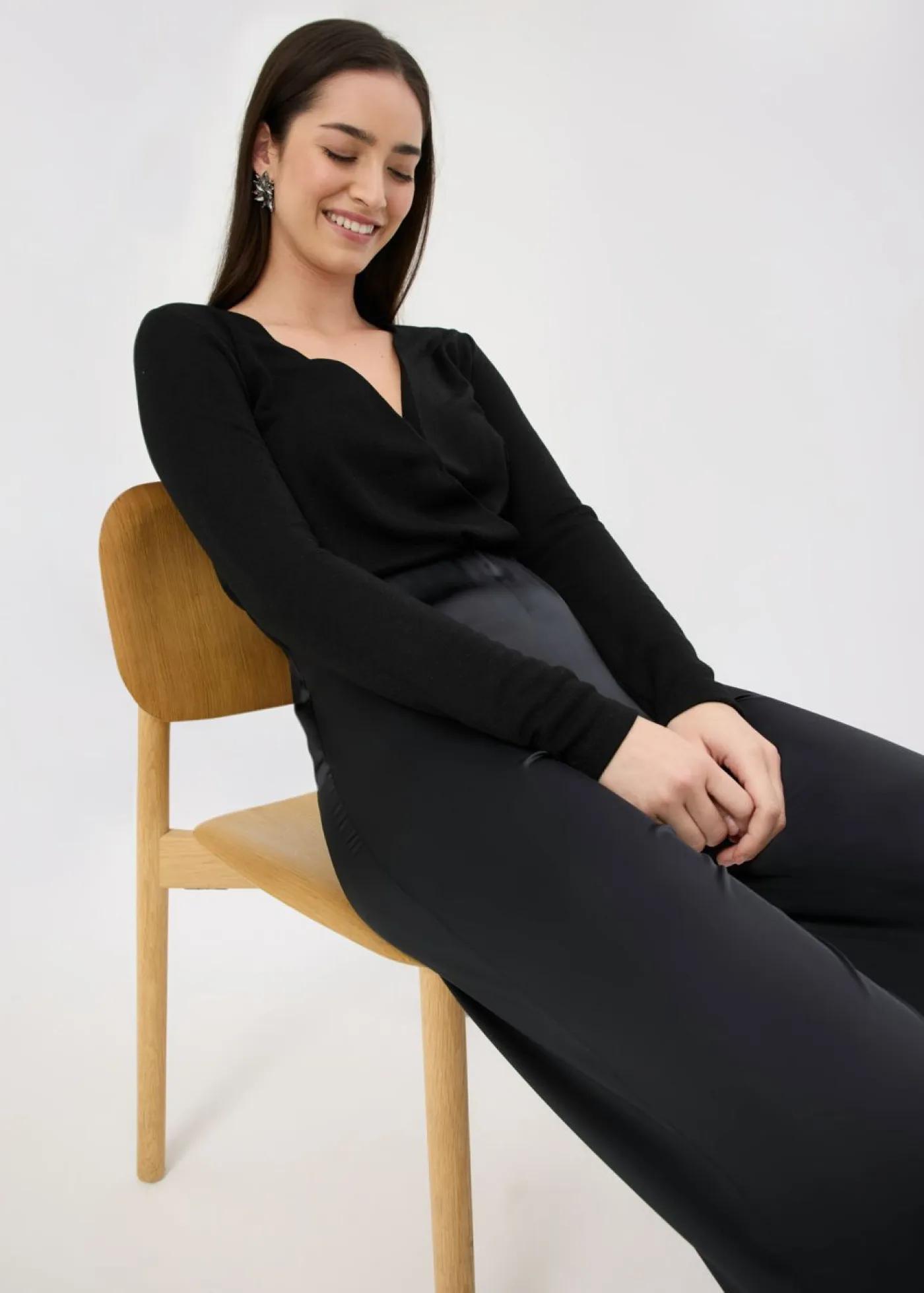 Sale Pantalón de estilo palazzo Mujer Pantalones