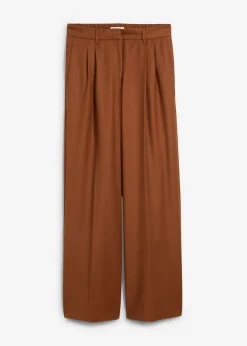 New Pantalón de lana con pinzas Mujer Premium|Pantalones