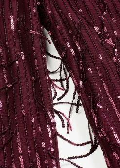 New Pantalón de lentejuelas con flecos Mujer Pantalones