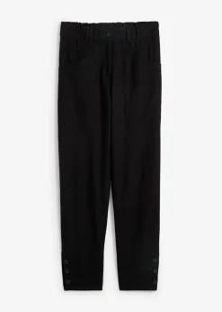 Outlet Pantalón de lino Mujer Pantalones