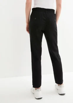 Outlet Pantalón de lino Mujer Pantalones