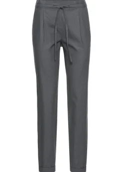 Pantalón de lino Mujer Pantalones|Novedades