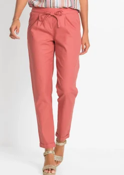 Clearance Pantalón de lino Mujer Pantalones|Novedades
