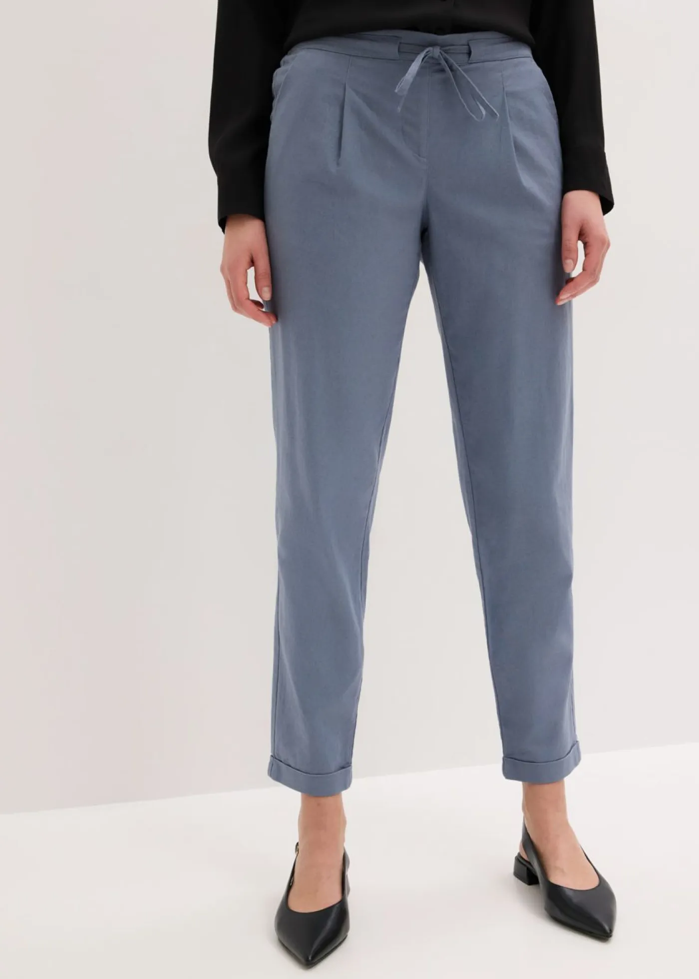Hot Pantalón de lino Mujer Pantalones|Novedades
