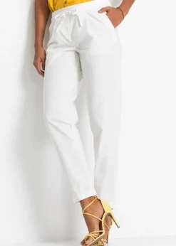 Best Pantalón de lino Mujer Pantalones|Novedades