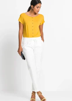 Best Pantalón de lino Mujer Pantalones|Novedades