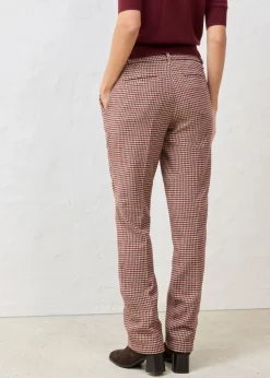Clearance Pantalón de mezcla de lana suave Mujer Premium|Pantalones