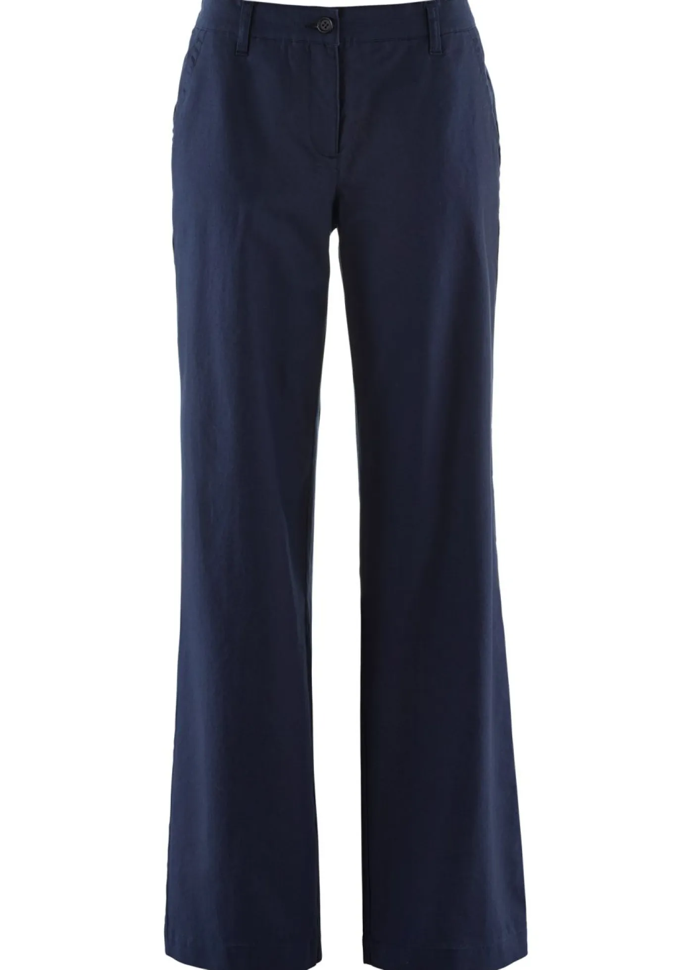 Best Pantalón de mezcla de lino y algodón Mujer Pantalones