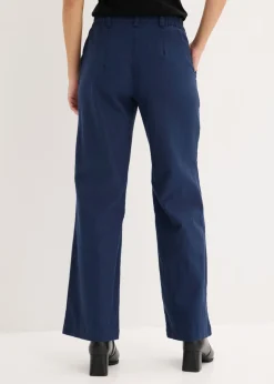 Best Pantalón de mezcla de lino y algodón Mujer Pantalones