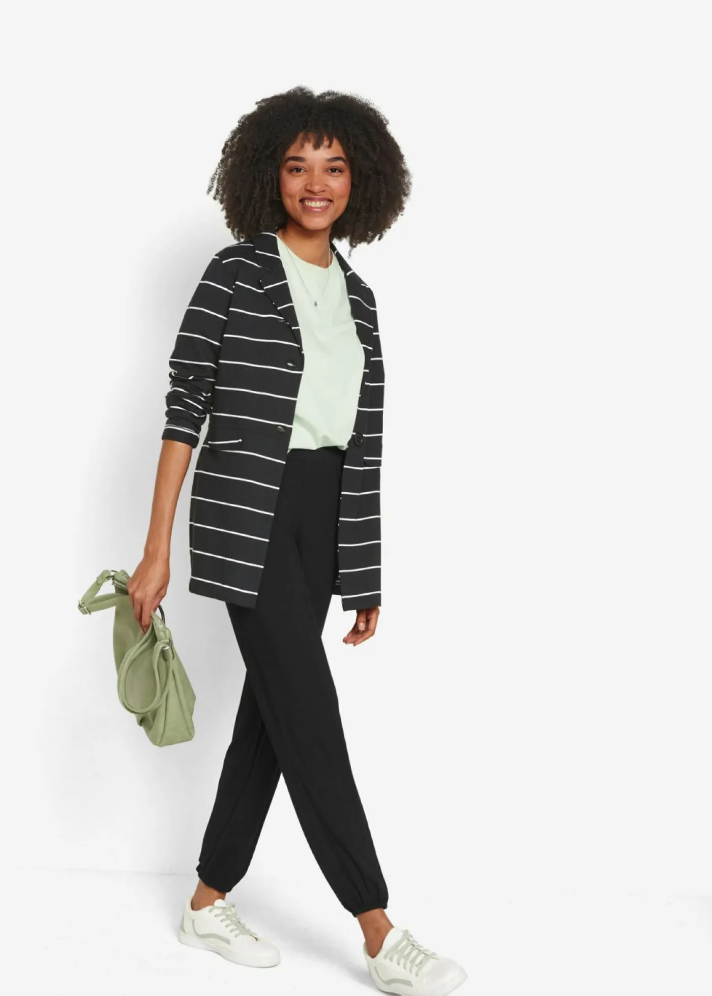 Online Pantalón de mezcla de viscosa Mujer Pantalones