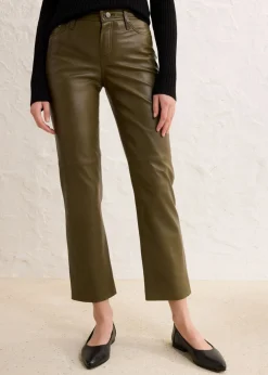 Discount Pantalón de napa de borrego Mujer Premium|Pantalones