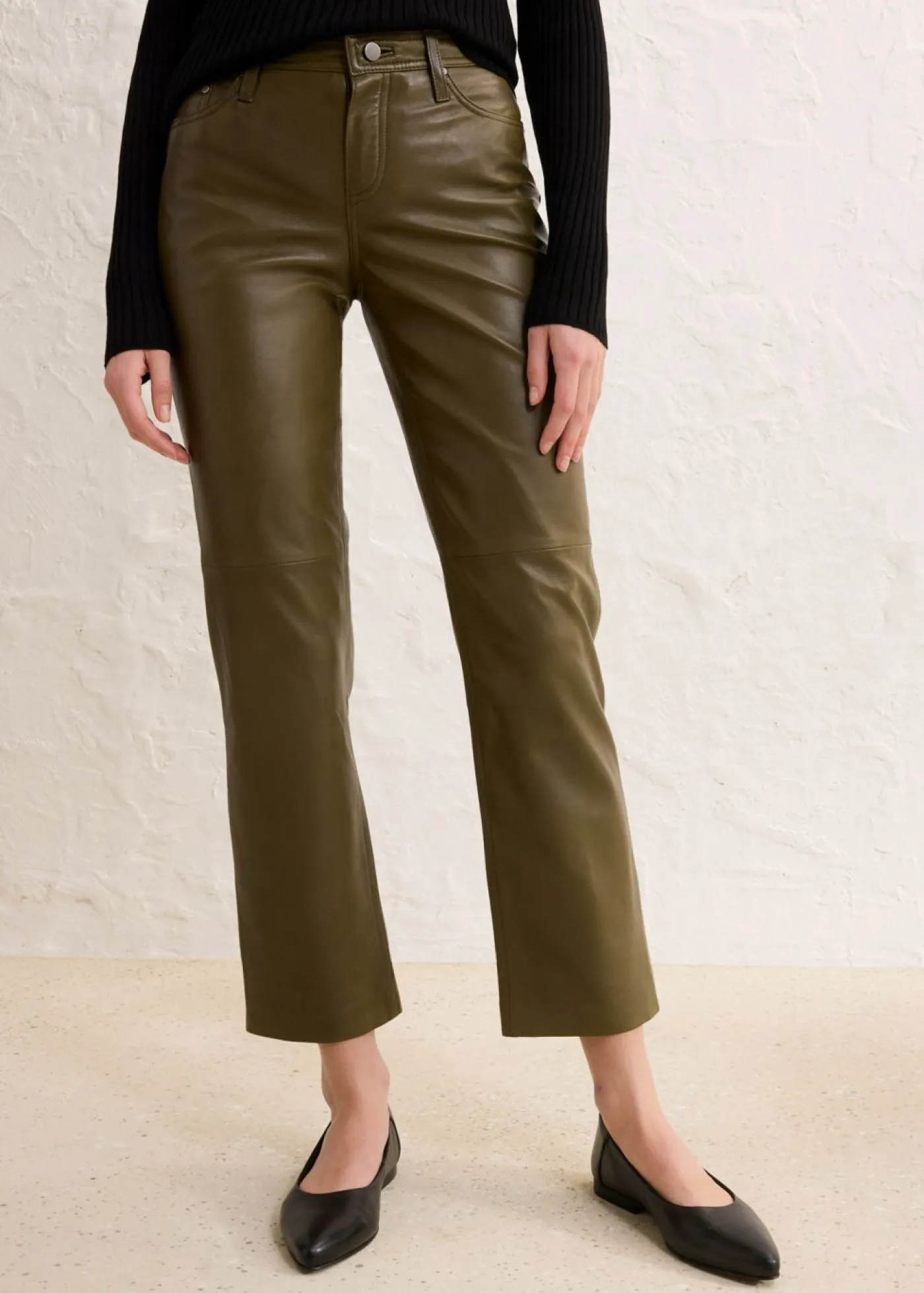 Discount Pantalón de napa de borrego Mujer Premium|Pantalones