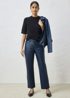 Clearance Pantalón de napa de borrego Mujer Premium|Pantalones