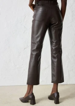New Pantalón de napa de borrego Mujer Premium|Pantalones