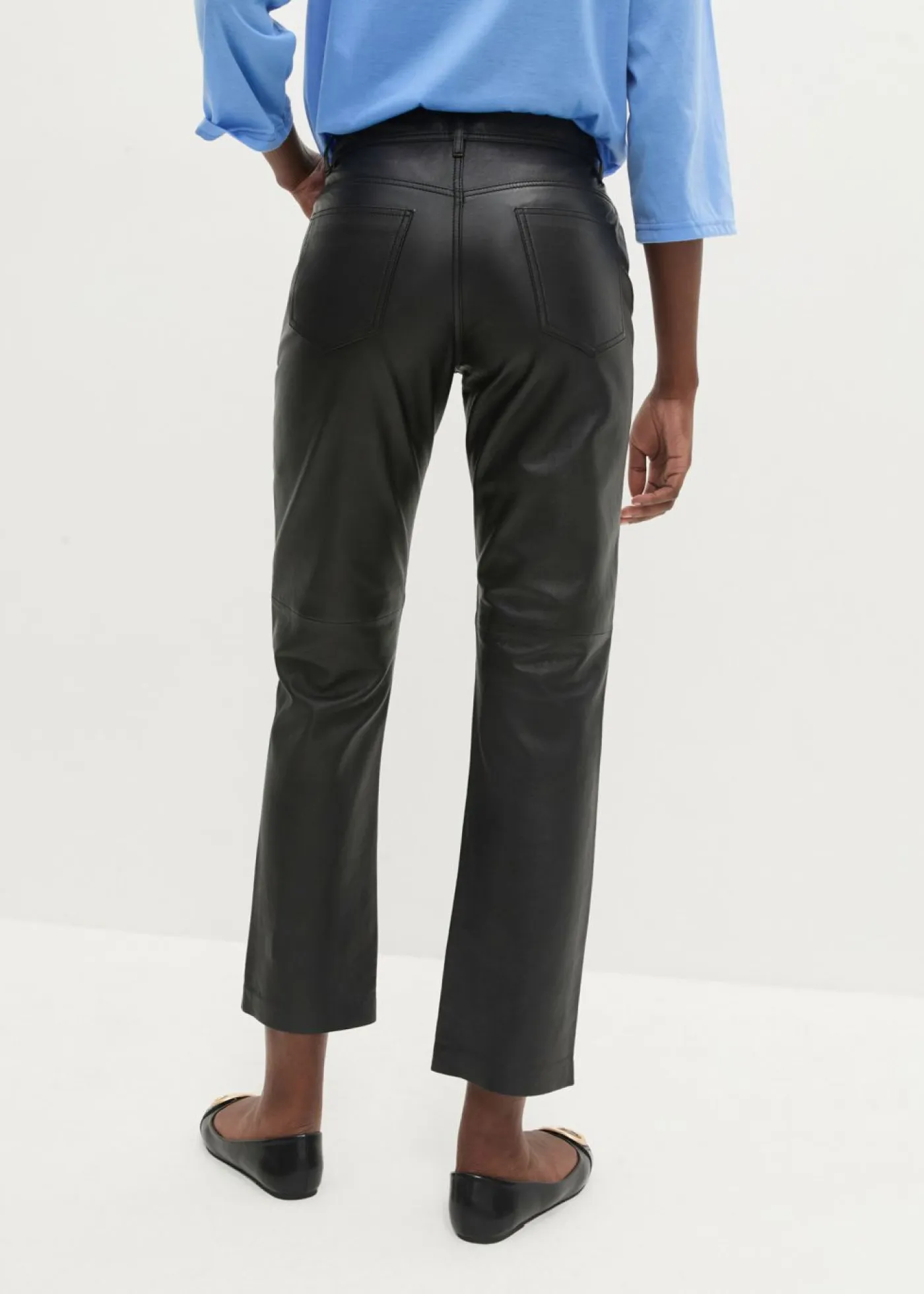 Sale Pantalón de napa de borrego Mujer Premium|Pantalones