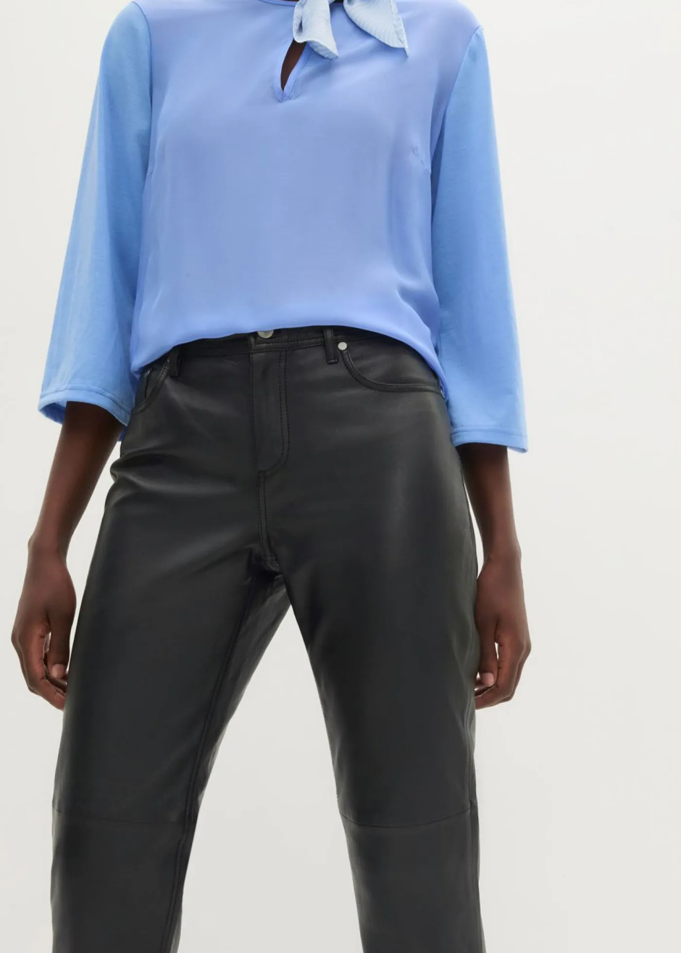 Sale Pantalón de napa de borrego Mujer Premium|Pantalones