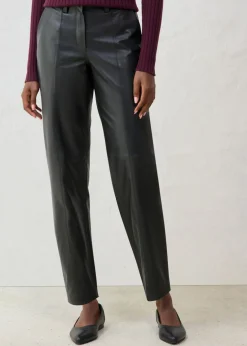 Online Pantalón de napa de cordero Mujer Premium|Pantalones