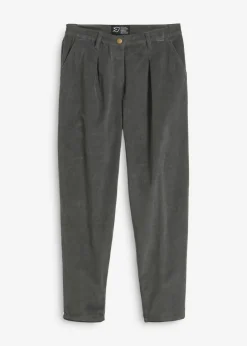Best Pantalón de pana con algodón orgánico y corte bombacho Mujer Pantalones
