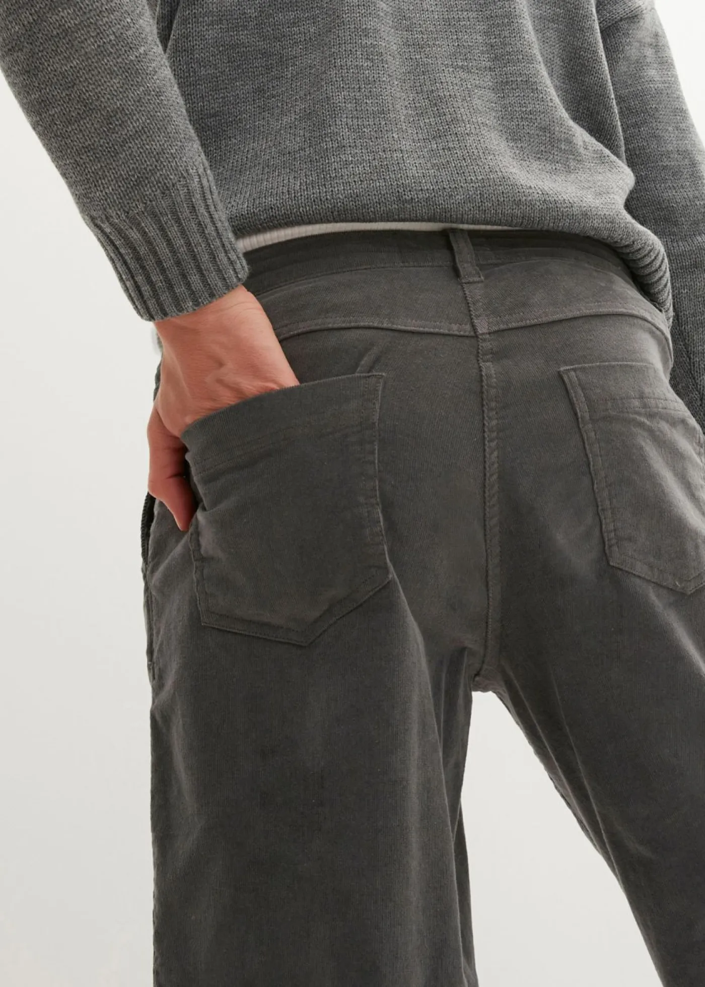 Best Pantalón de pana con algodón orgánico y corte bombacho Mujer Pantalones