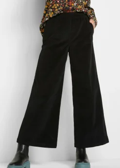 Sale Pantalón de pana con cintura cómoda, high waist Mujer Pantalones