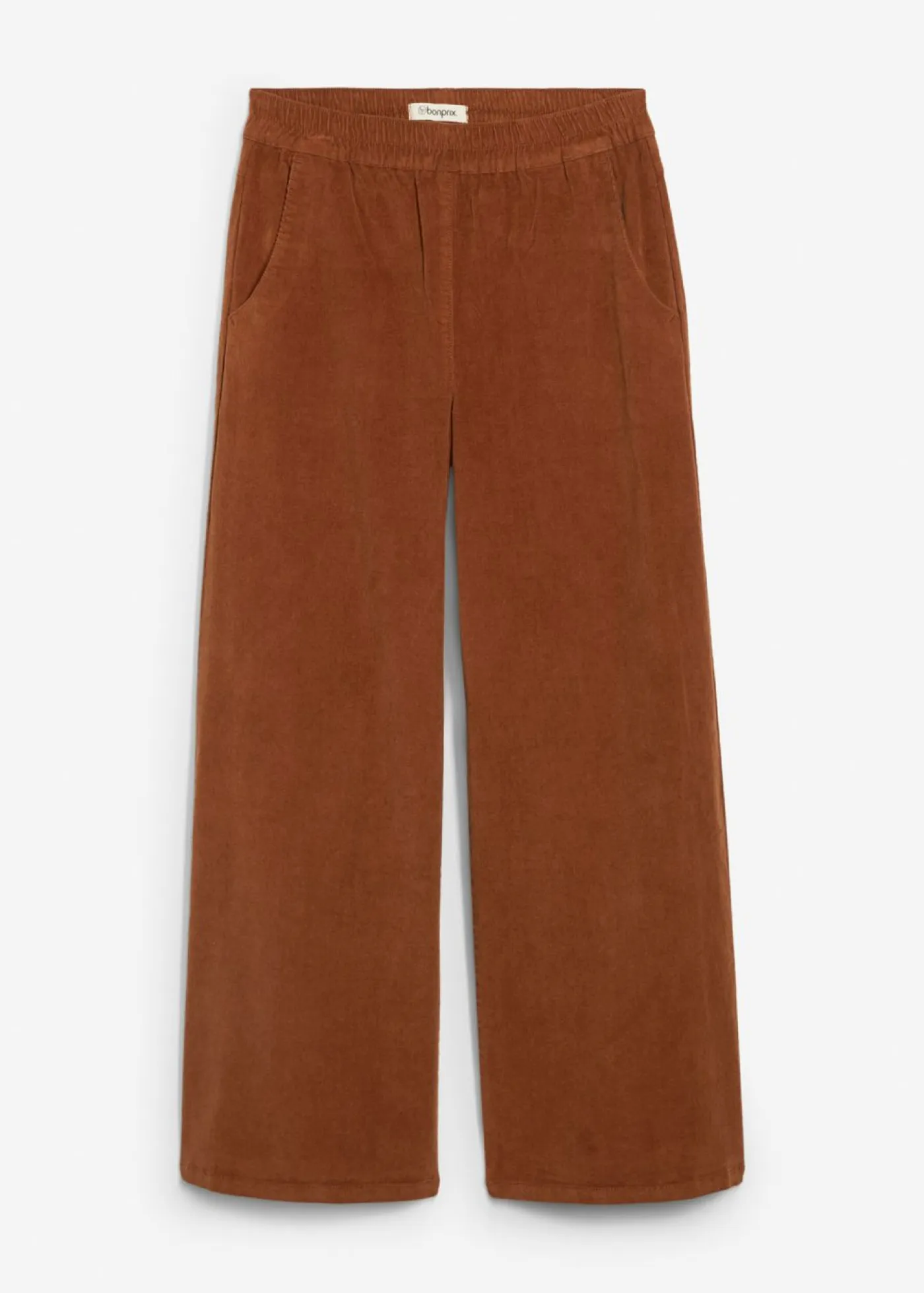 Best Pantalón de pana con cintura cómoda, high waist Mujer Pantalones