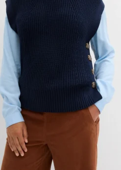 Best Pantalón de pana con cintura cómoda, high waist Mujer Pantalones