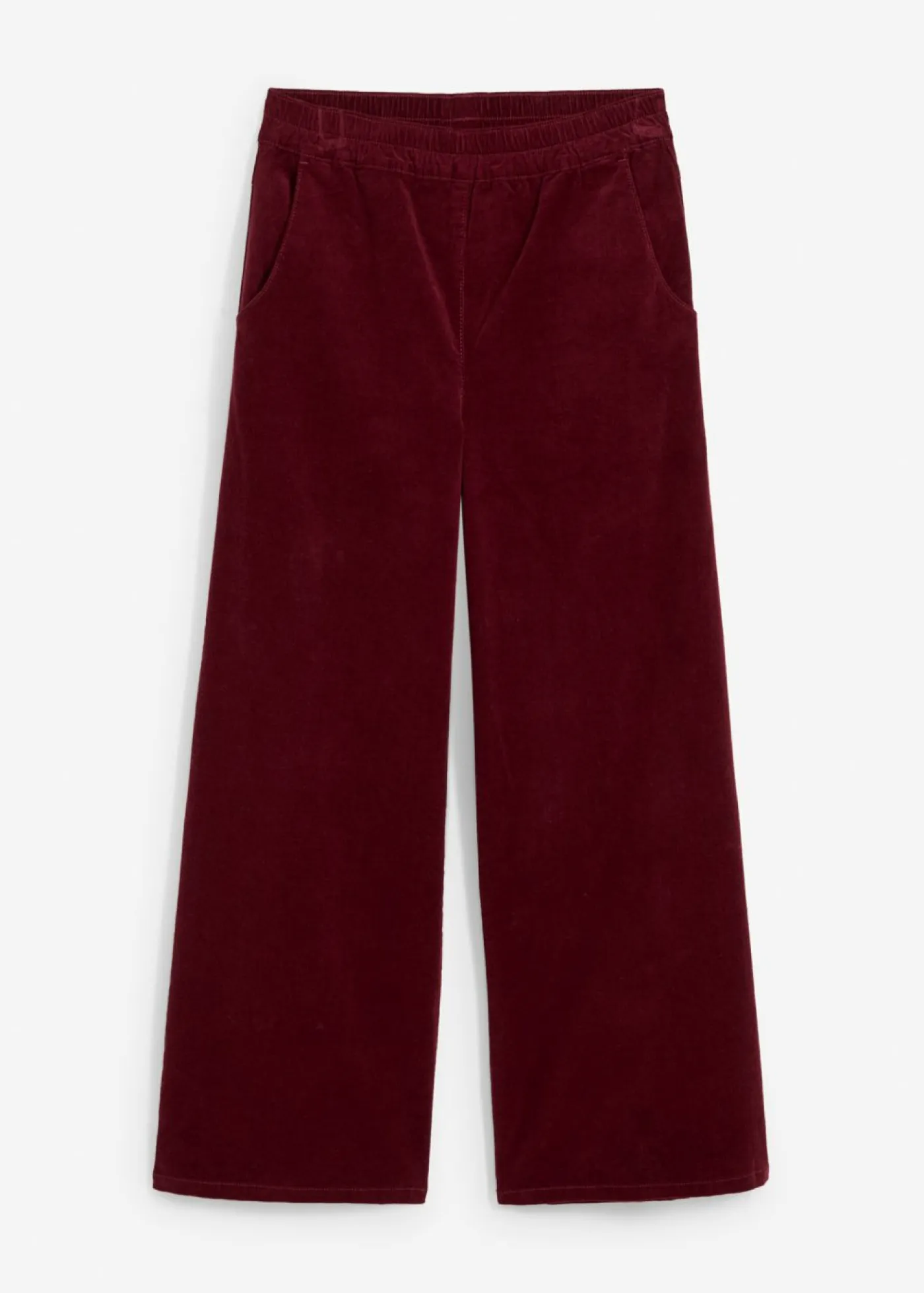 Online Pantalón de pana con cintura cómoda, high waist Mujer Pantalones