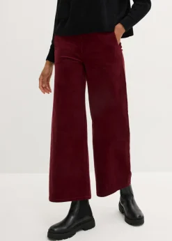 Online Pantalón de pana con cintura cómoda, high waist Mujer Pantalones