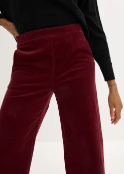 Online Pantalón de pana con cintura cómoda, high waist Mujer Pantalones