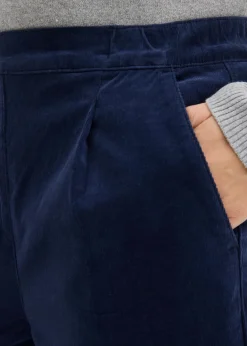 Clearance Pantalón de pana de algodón orgánico Mujer Pantalones