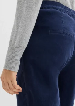 Clearance Pantalón de pana de algodón orgánico Mujer Pantalones