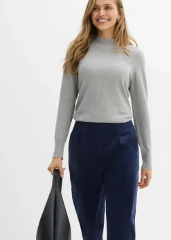 Clearance Pantalón de pana de algodón orgánico Mujer Pantalones