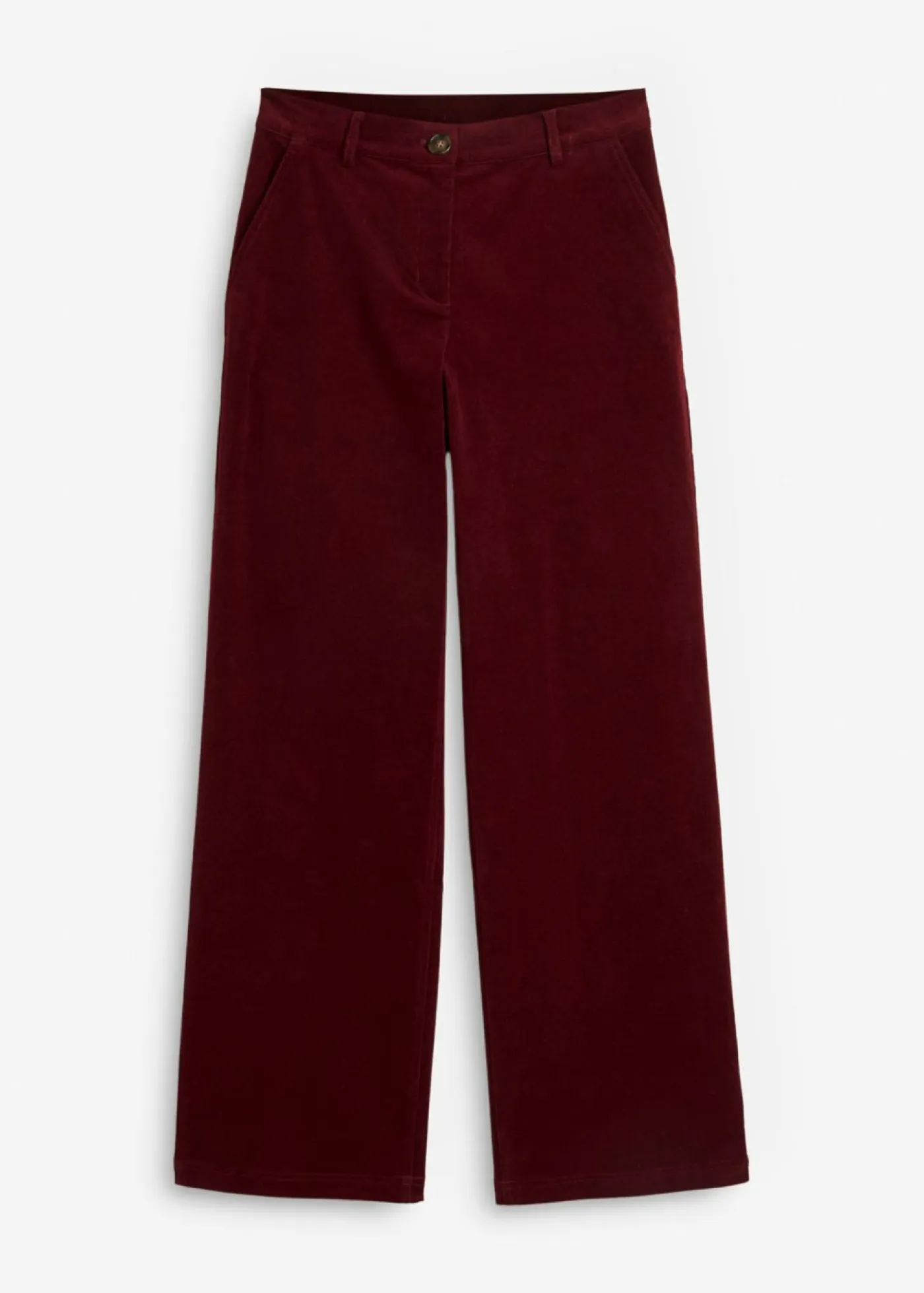Best Pantalón de pana de algodón orgánico con elástico Mujer Pantalones