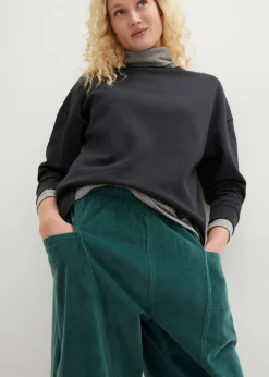 Sale Pantalón de pana de mezcla de algodón Mujer Pantalones