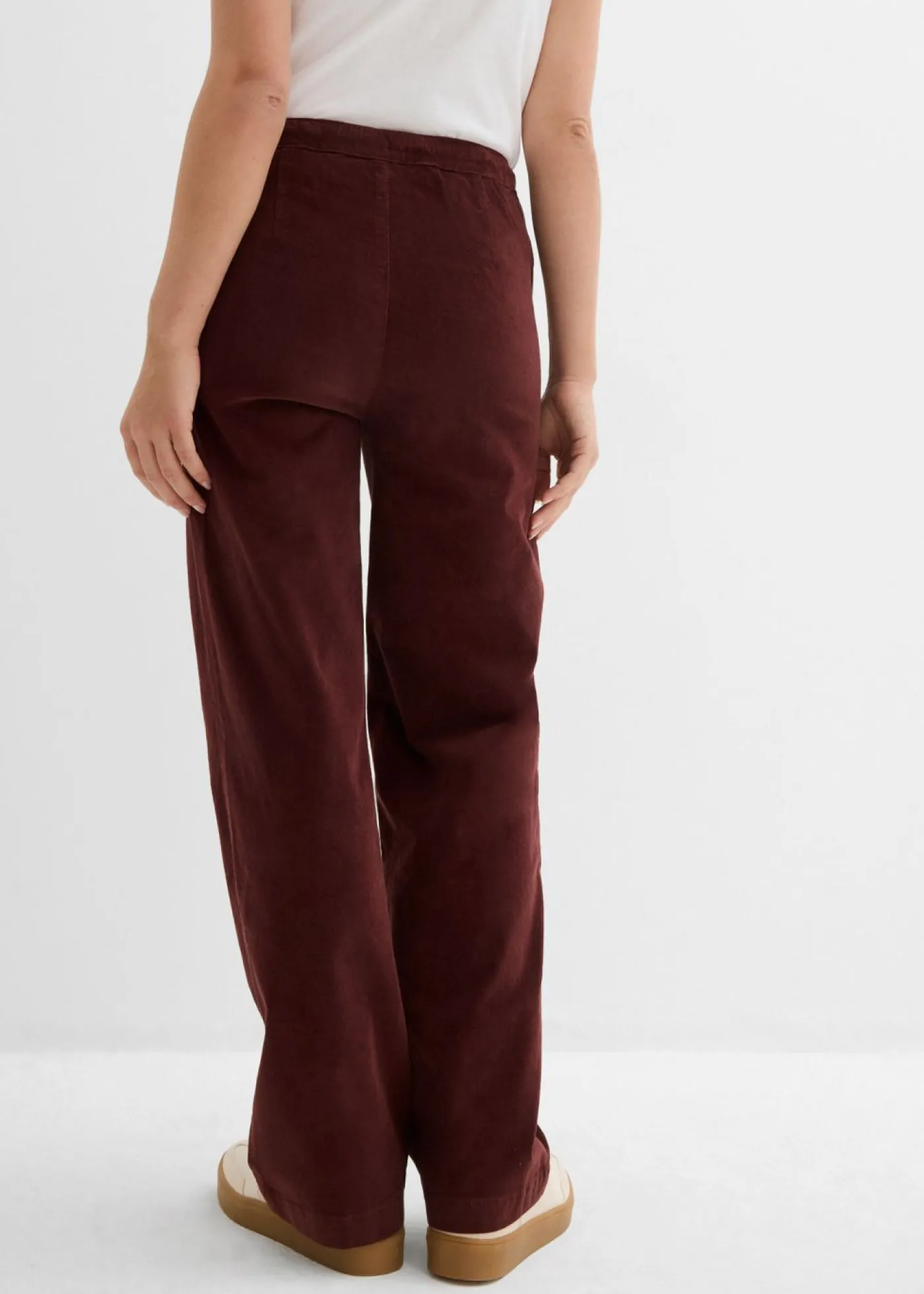 Sale Pantalón de pana de mezcla de algodón Mujer Pantalones