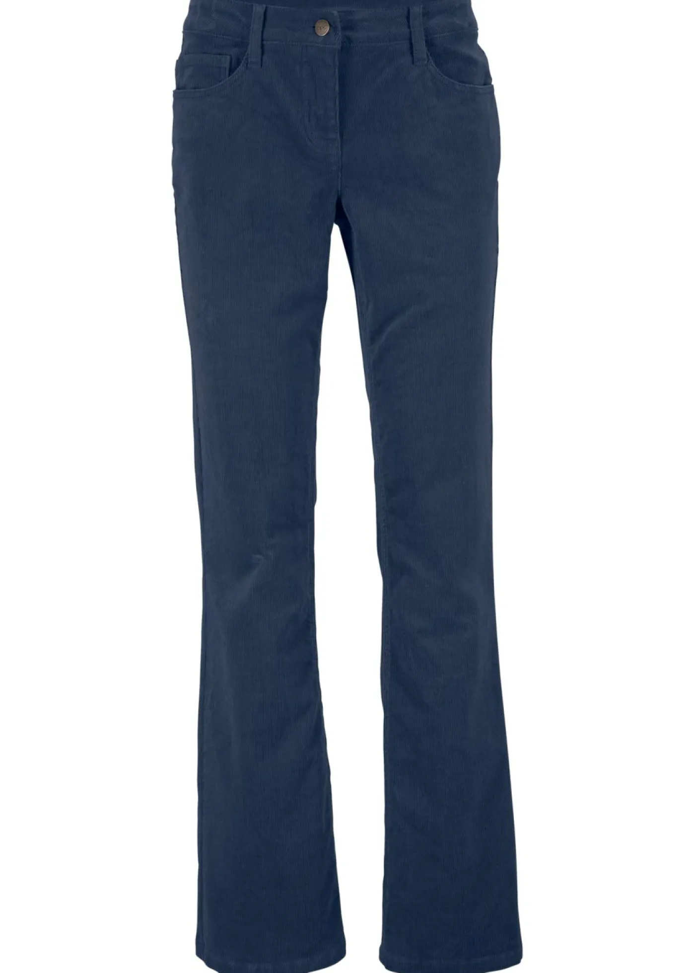 Sale Pantalón de pana elástico de corte recto Mujer Pantalones