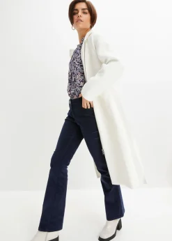 Sale Pantalón de pana elástico de corte recto Mujer Pantalones