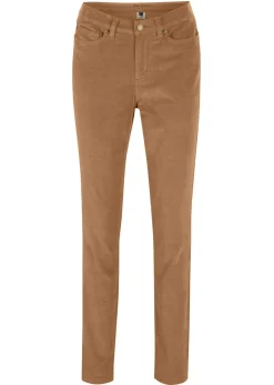 Pantalón de pana elástico, skinny Mujer Pantalones
