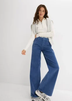Discount Pantalón de pana en mezcla de algodón elástico Mujer Pantalones