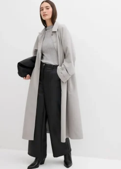 Online Pantalón de piel sintética Mujer Esenciales|Pantalones