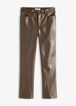 Sale Pantalón de piel sintética Mujer Pantalones