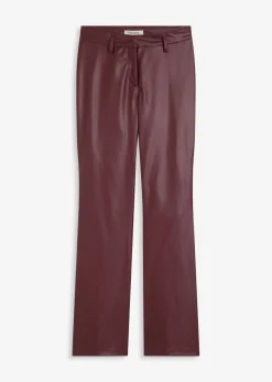 Pantalón de piel sintética Mujer Pantalones